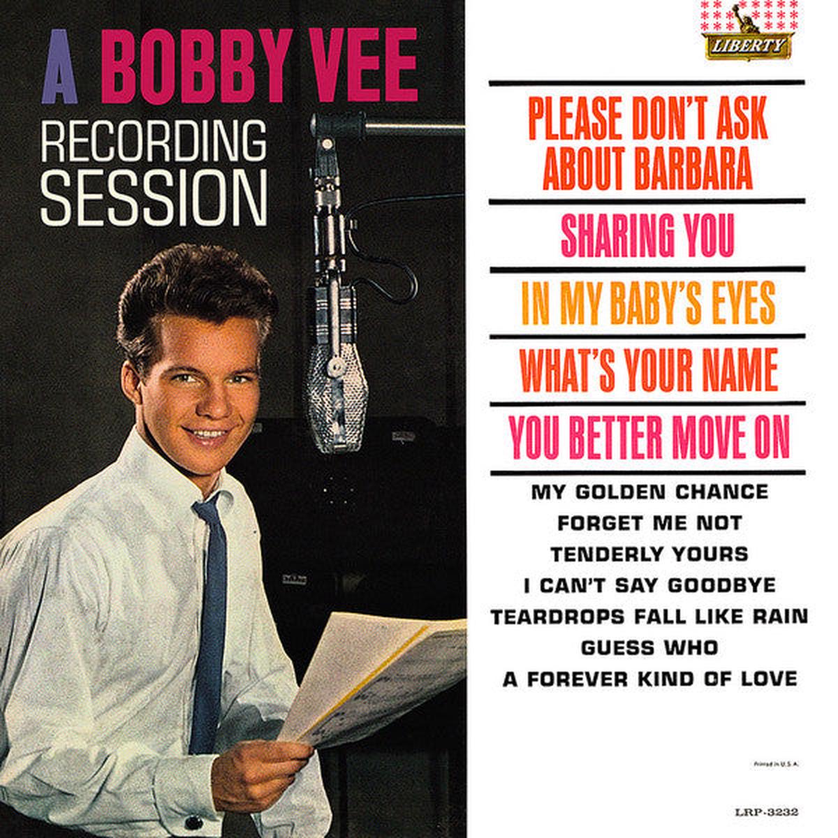 Vee, Bobby - A Bobby Vee Recording Session (VG)