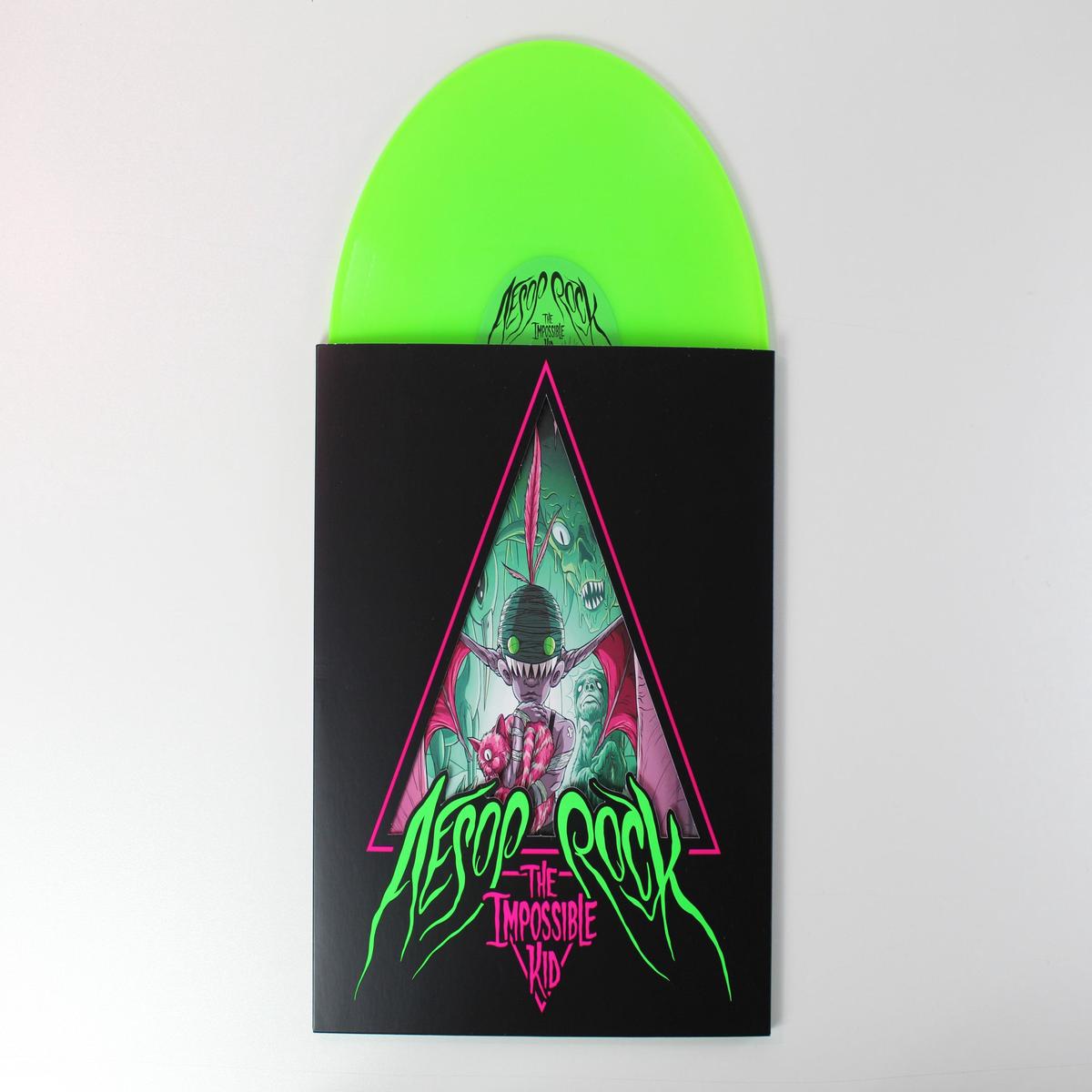 Aesop Rock - The Impossible Kid on Rhymesayers Green Pink Vinyl