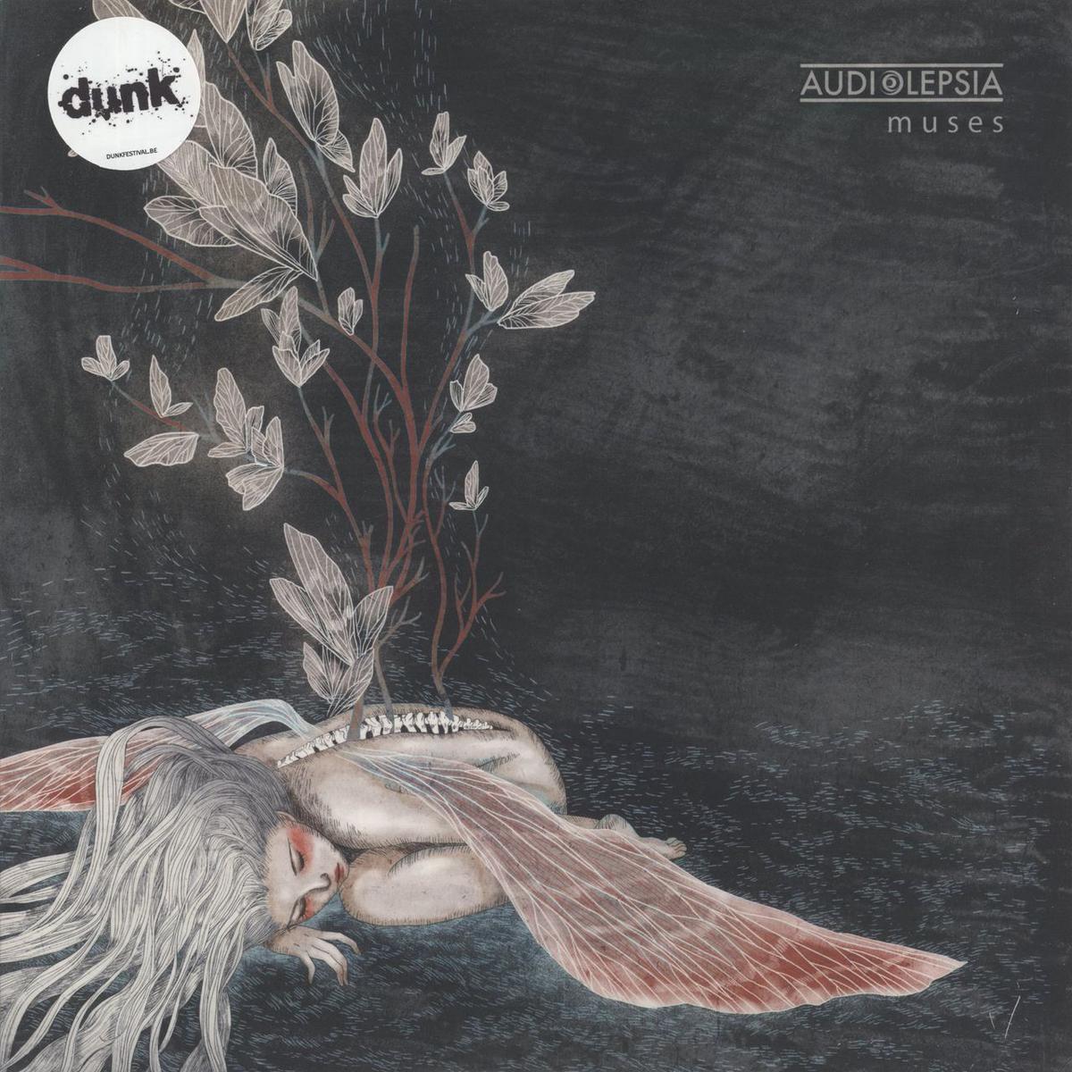 Audiolepsia Muses - White With Blue Splatter Vinyl Belgian Vinyl LP