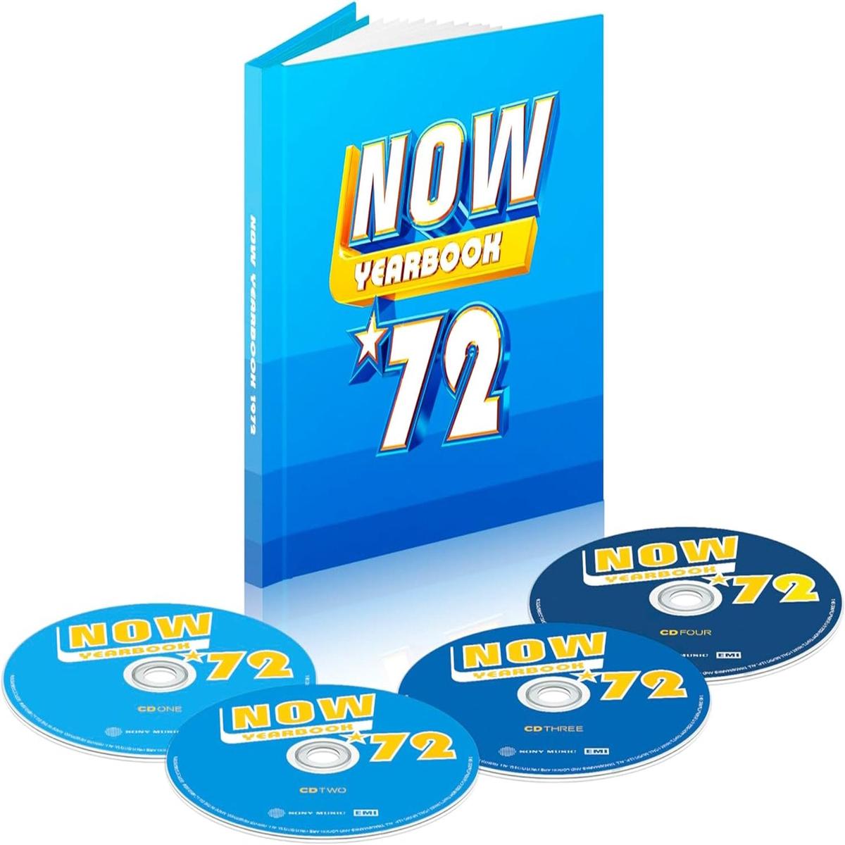 Now That's What I Call Music NOW Yearbook '72 - Deluxe Hardcover Edition - Sealed UK 4-CD set