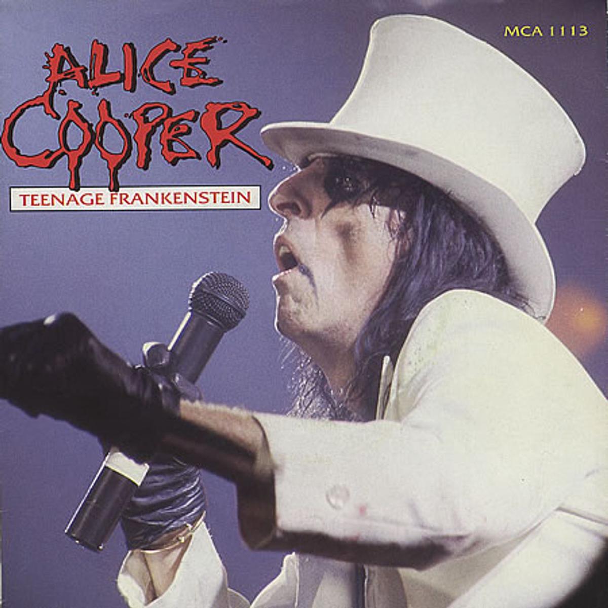 Alice Cooper Teenage Frankenstein - Poster Slv UK 7" vinyl