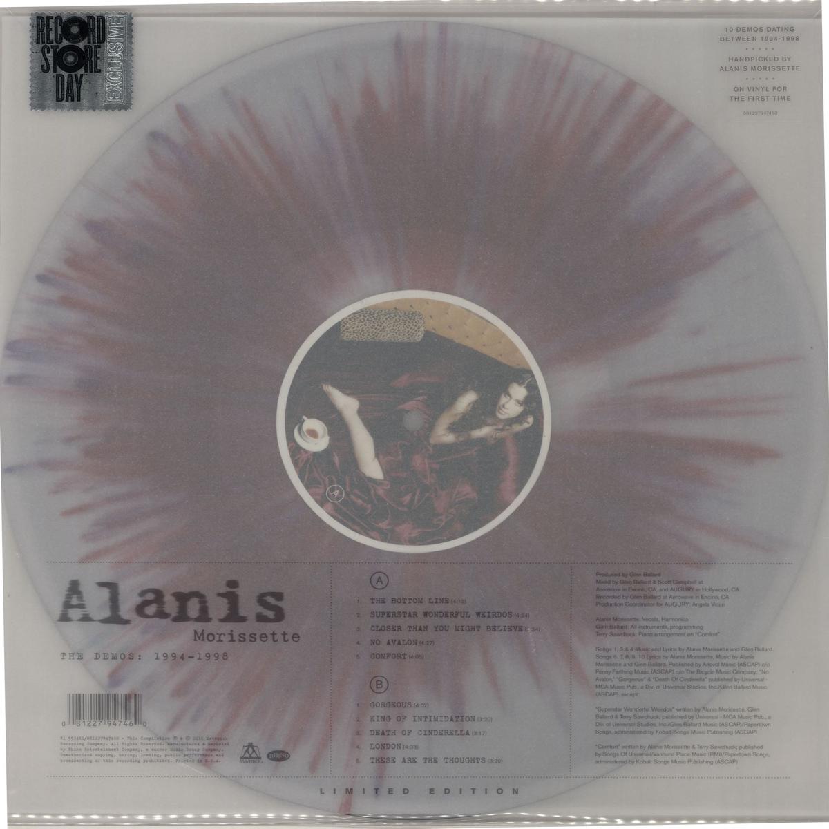 Alanis Morissette The Demos: 1994 - 1998 - Sticker-Sealed UK Vinyl LP