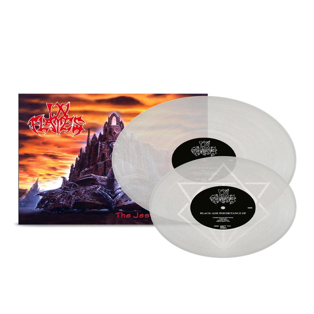 In Flames The Jester Race + Black-Ash Inheritance EP - Crystal Clear Vinyl - Sealed UK Vinyl LP