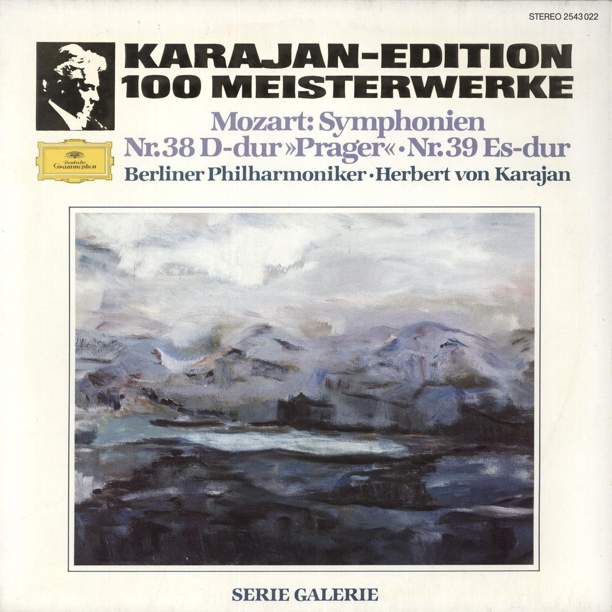Wolfgang Amadeus Mozart Symphonien Nr.38 D-dur "Prager" - Nr. 39 Es-dur German Vinyl LP