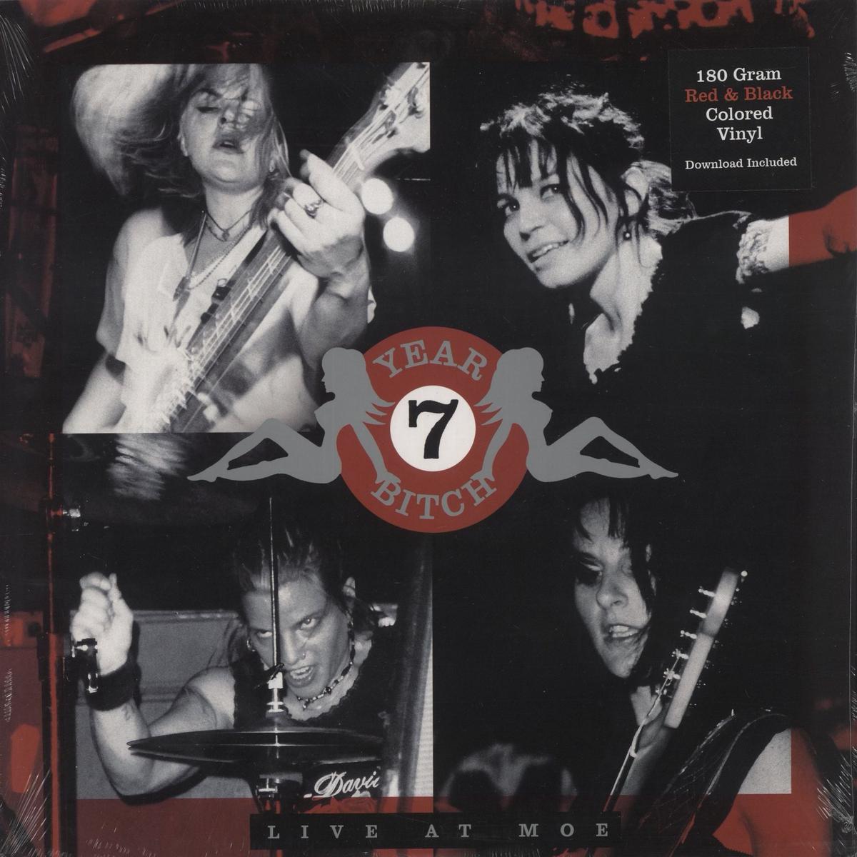 7 Year Bitch Live At Moe - 180 Gram Red & Black Vinyl - Sealed  Vinyl LP