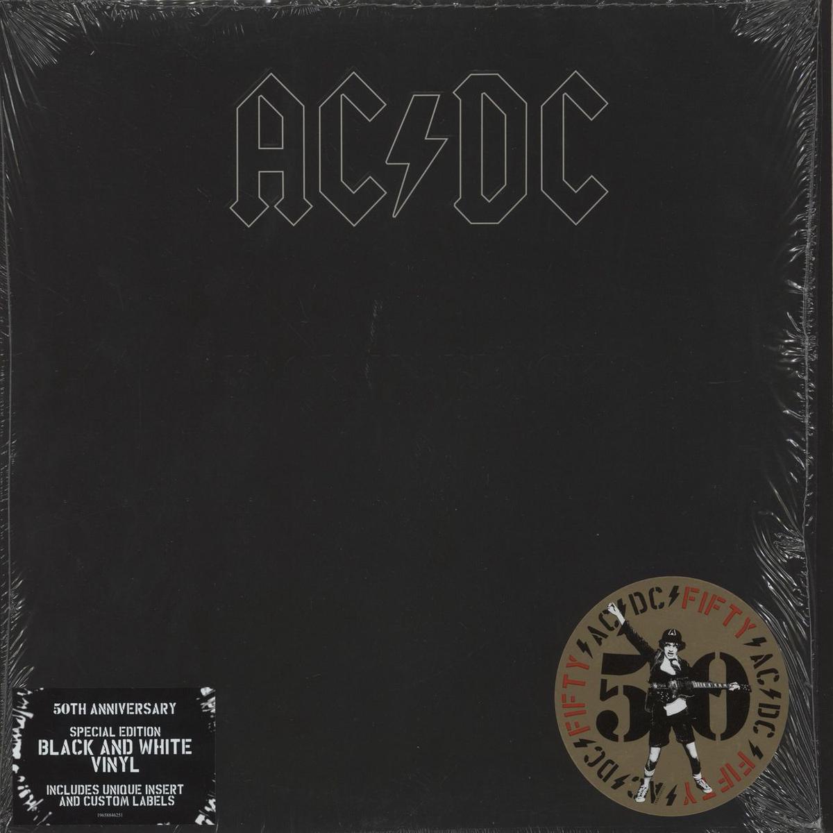 AC/DC Back In Black - 180gm Black/White Vinyl -EX UK Vinyl LP