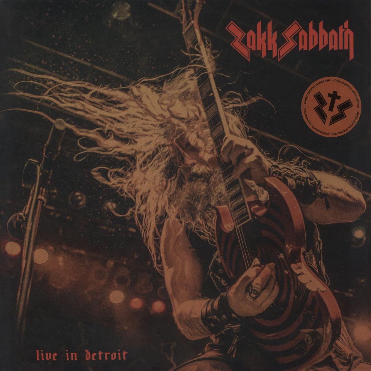 Zakk Sabbath Live In Detroit - Clear Orange Vinyl  12" vinyl