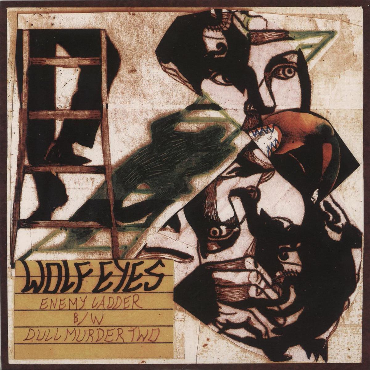 Wolf Eyes Enemy Ladder / Dull Murder Two - Tri-Color Vinyl  7" vinyl