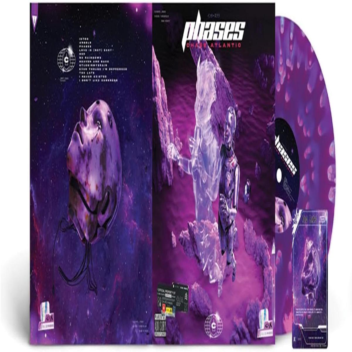 Chase Atlantic Phases - Ghostly Purple and Pink Vinyl - Sealed UK Vinyl LP