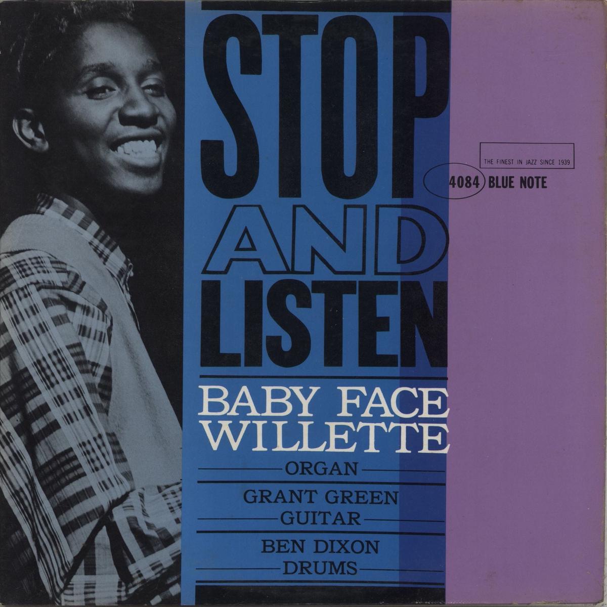 'Baby Face' Willette Stop And Listen - NY - 1st - VG  Vinyl LP