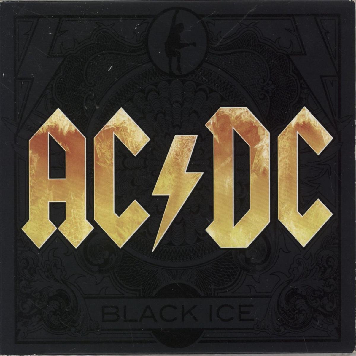AC/DC Black Ice - Yellow Titles UK CD album