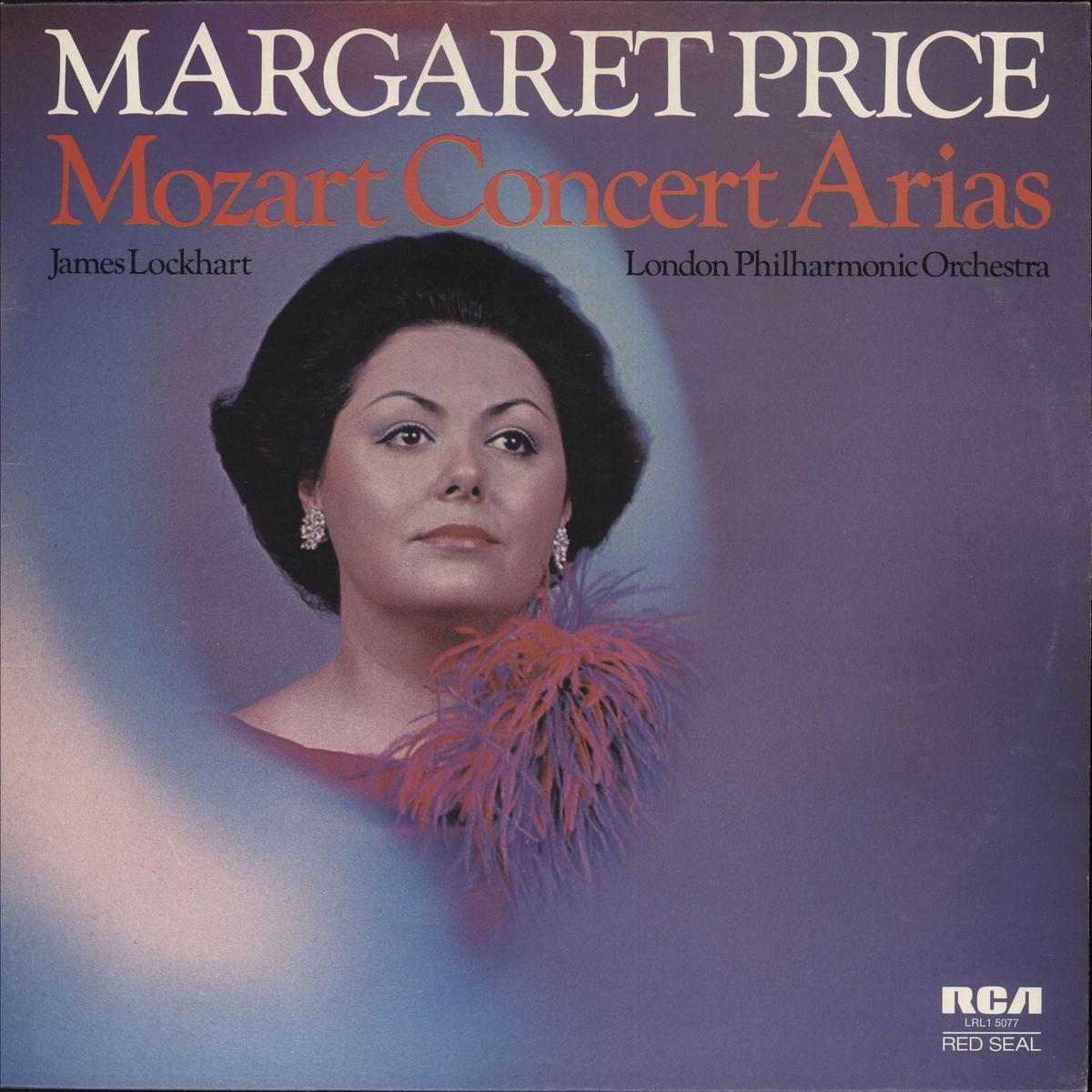 Wolfgang Amadeus Mozart Mozart Concert Arias UK Vinyl LP