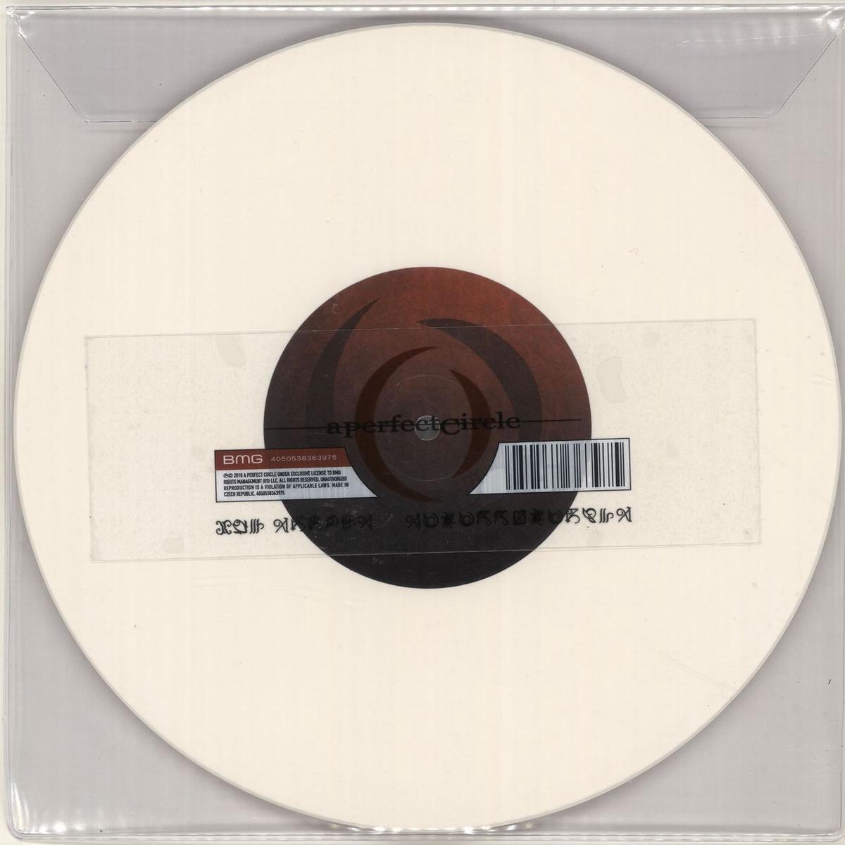 A Perfect Circle The Doomed / Disillusioned - White Vinyl UK 10" vinyl