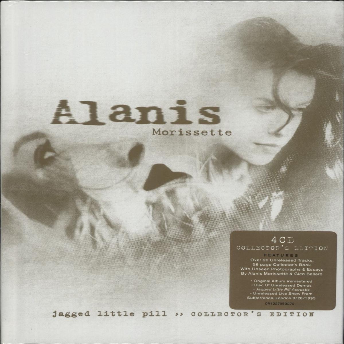 Alanis Morissette Jagged Little Pill - Sealed Deluxe Edition + Notepad UK 4-CD set