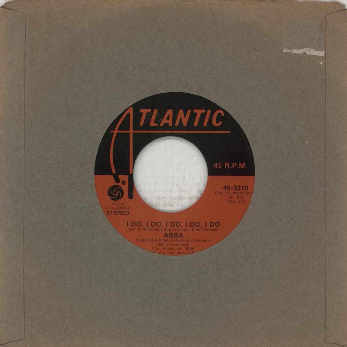 Abba I Do, I Do, I Do, I Do, I Do  7" vinyl