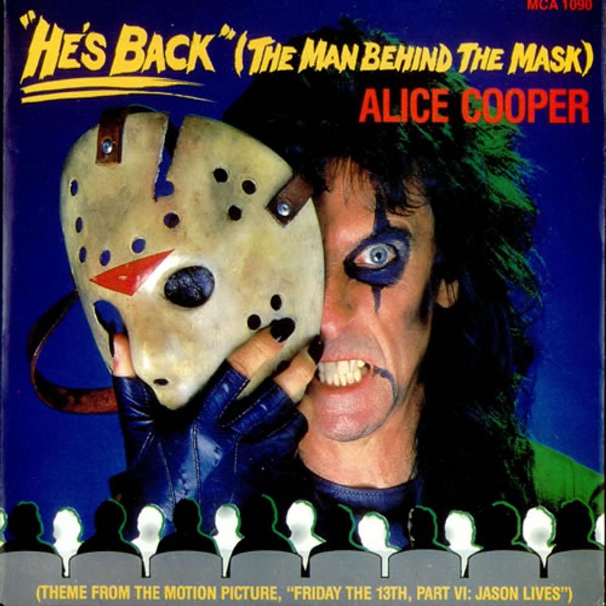 Alice Cooper He's Back - Poster Sleeve UK 7" vinyl