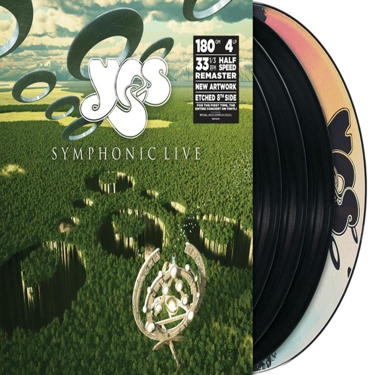 Yes Symphonic Live - 180 Gram Half-Speed Remaster - Sealed UK 4-LP vinyl set