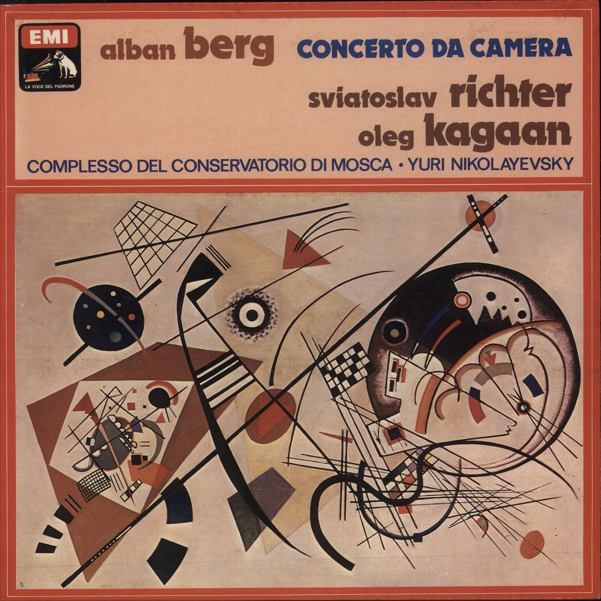 Alban Berg Berg: Concerto Da Camera Italian Vinyl LP