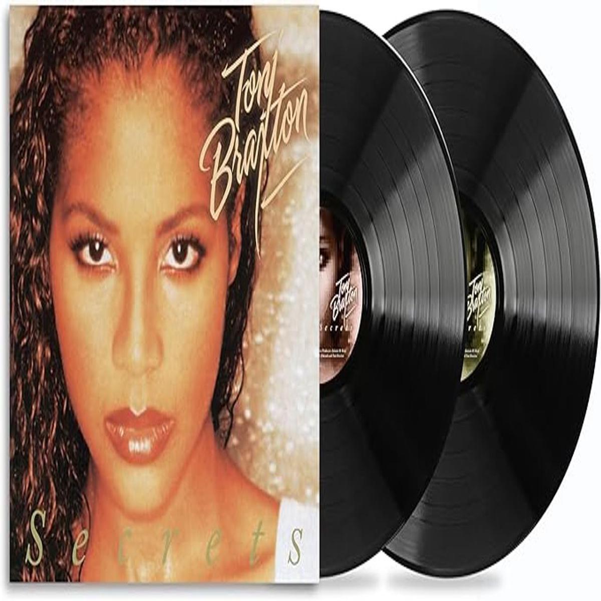 Toni Braxton Secrets - Black Vinyl - Sealed UK 2-LP vinyl set