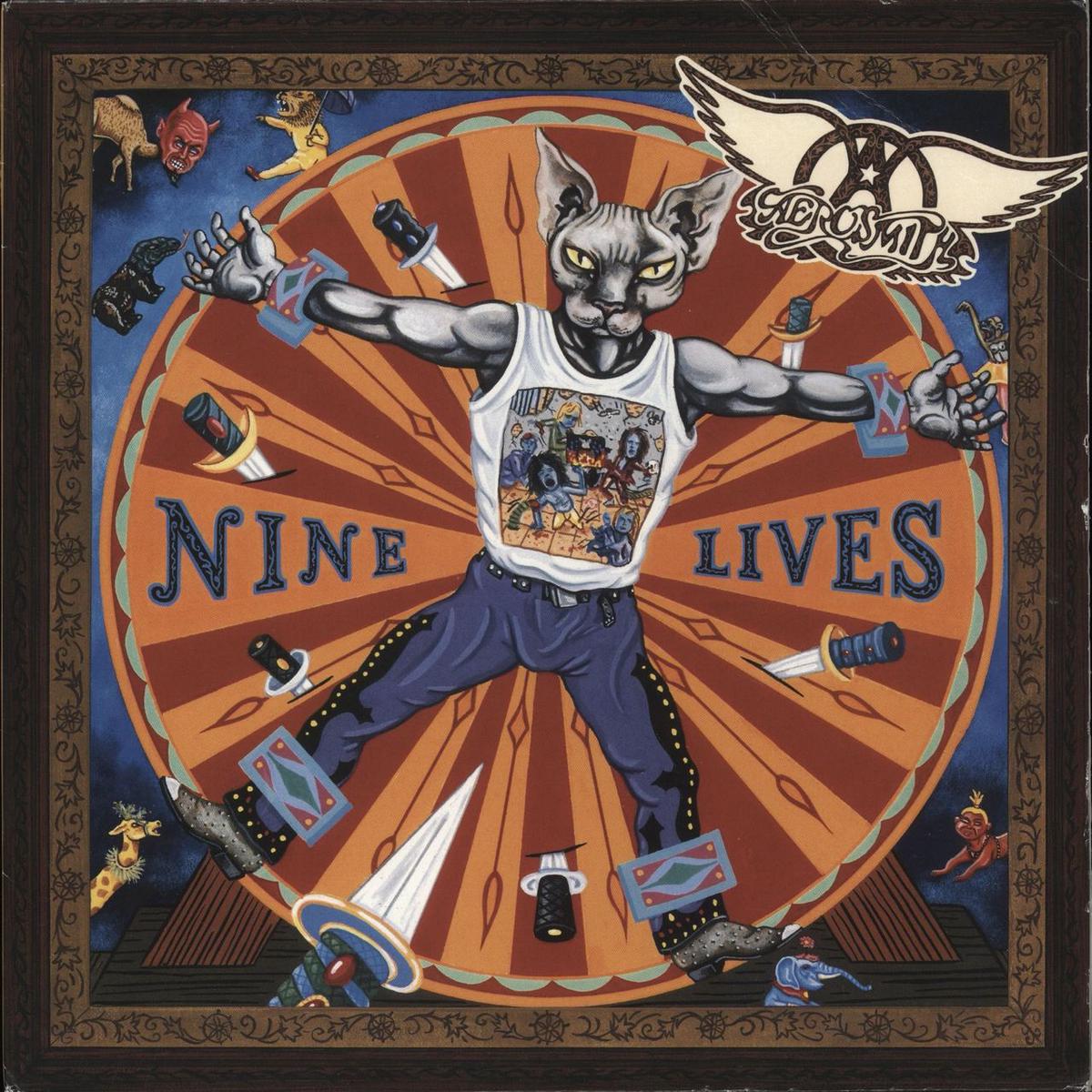 Aerosmith Nine Lives UK 2-LP vinyl set