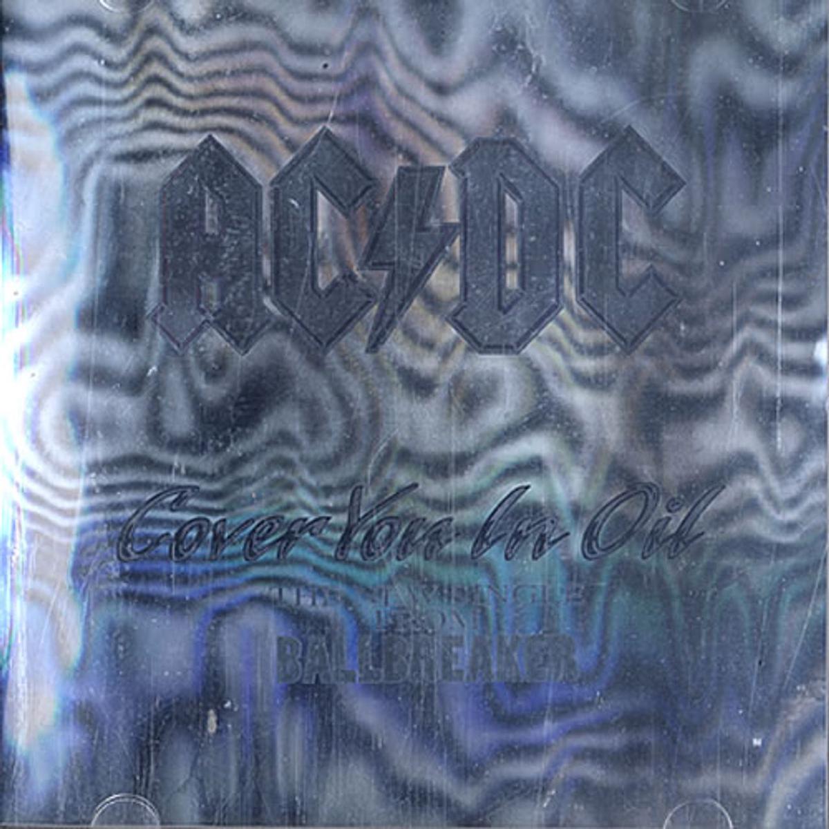 AC/DC Cover You In Oil - Hologram Sleeve  Promo CD single