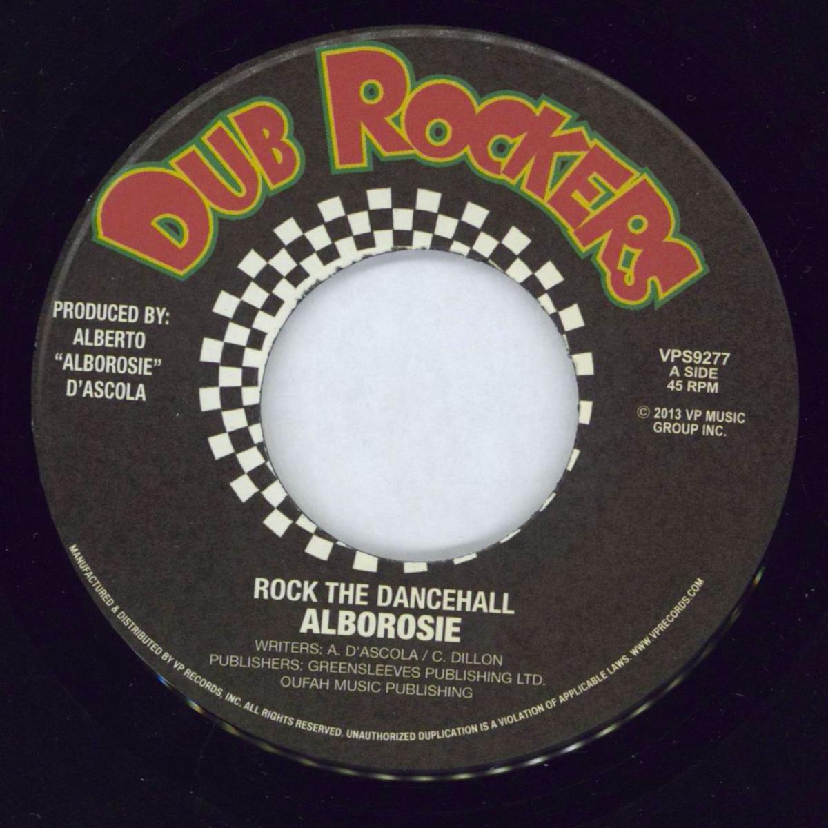Alborosie Rock The Dancehall  7" vinyl