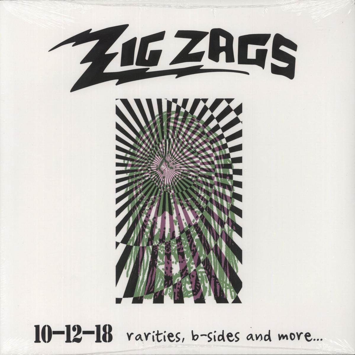 Zig Zags 10-12-18 Rarities, B-Sides and More ... - Green w/ Pink Splatter Vinyl - Sealed  2-LP vinyl set