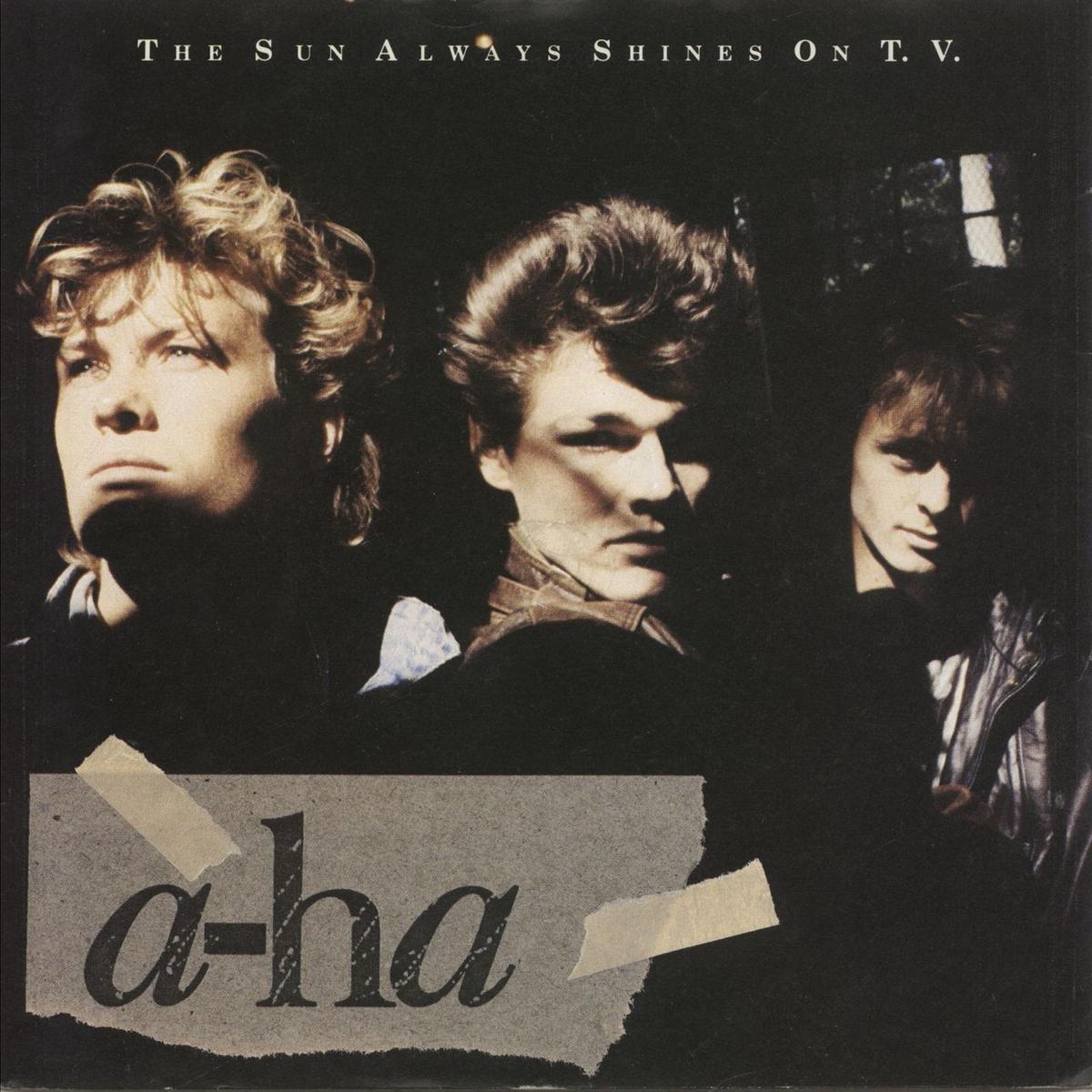 A-Ha The Sun Always Shines On T.V. - P/S UK 7" vinyl