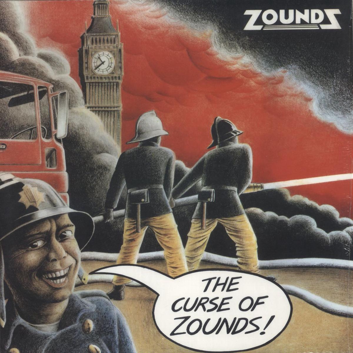 Zounds The Curse Of Zounds - Red Vinyl UK Vinyl LP