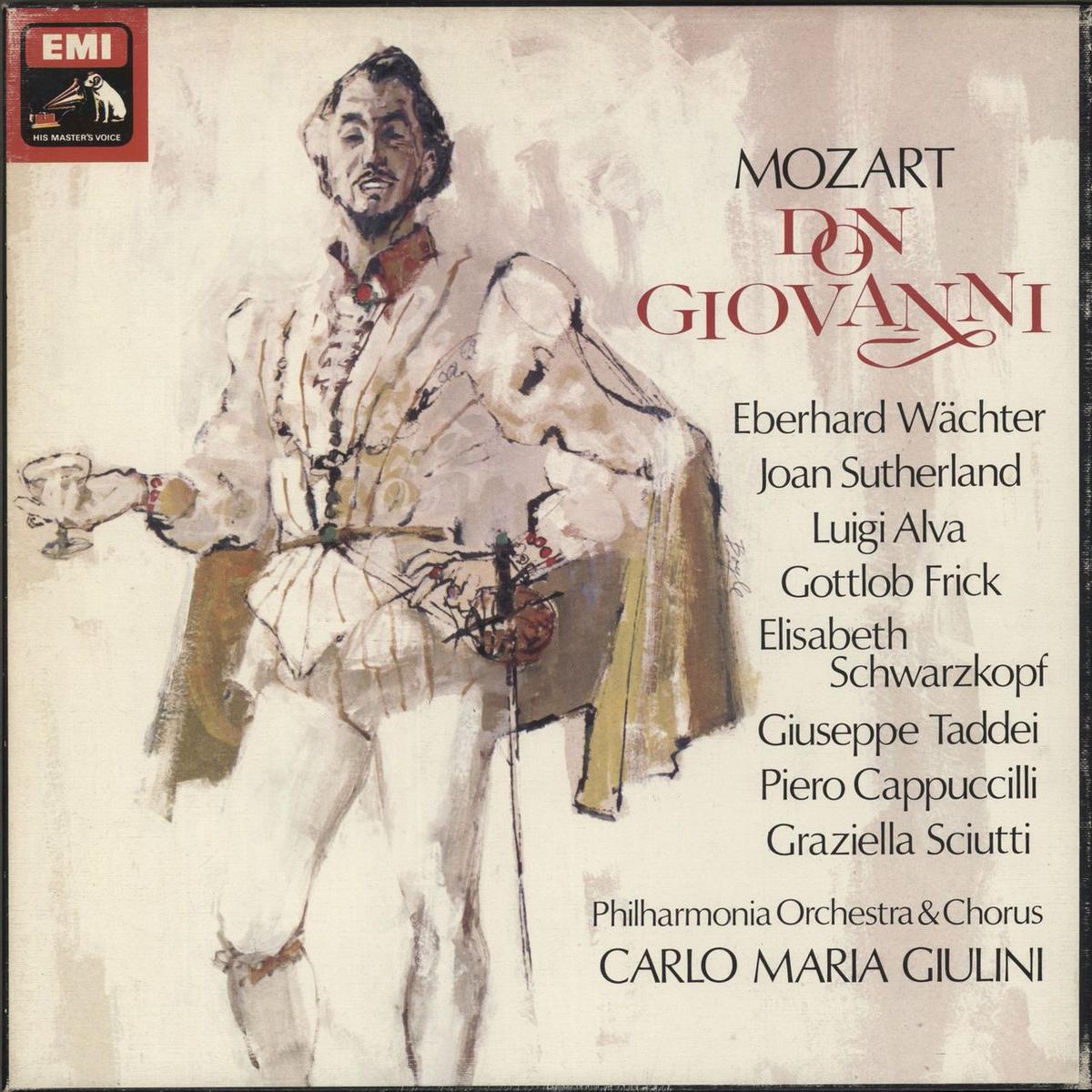 Wolfgang Amadeus Mozart Don Giovanni - Autographed UK Vinyl box set