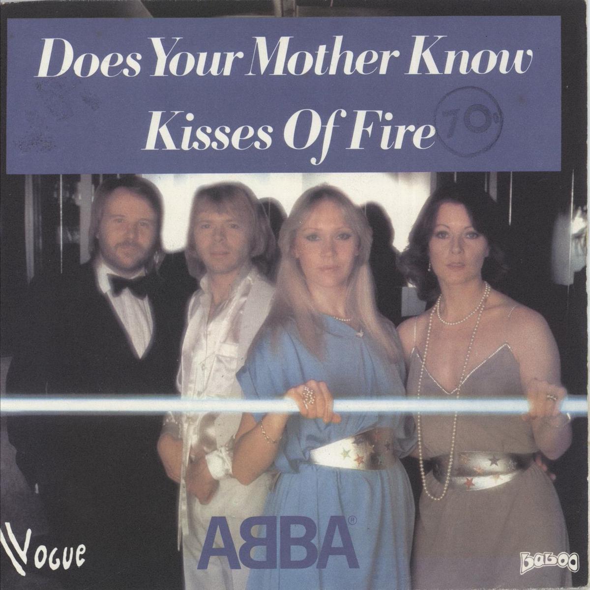 Abba Does Your Mother Know French 7" vinyl