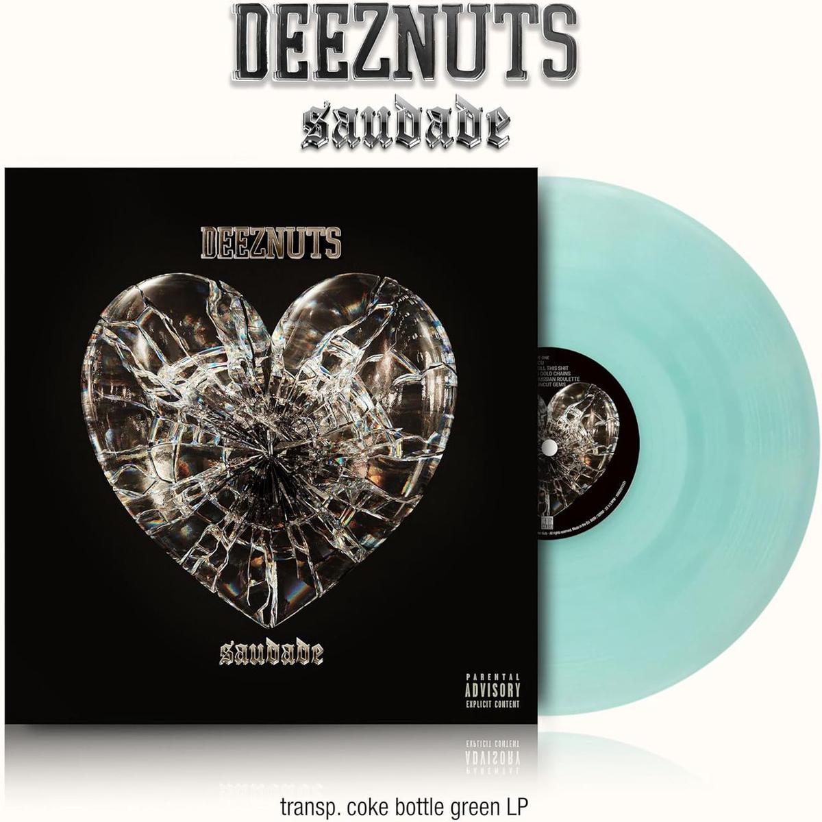 Deez Nuts Saudade - Coke Bottle Green Vinyl - Sealed UK Vinyl LP