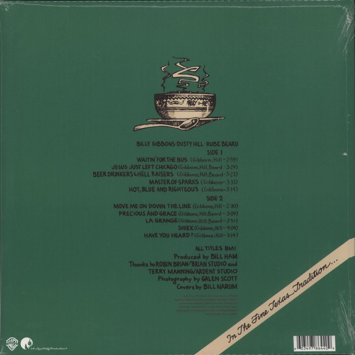 ZZ Top Tres Hombres - Green Jalapeno Vinyl UK Vinyl LP