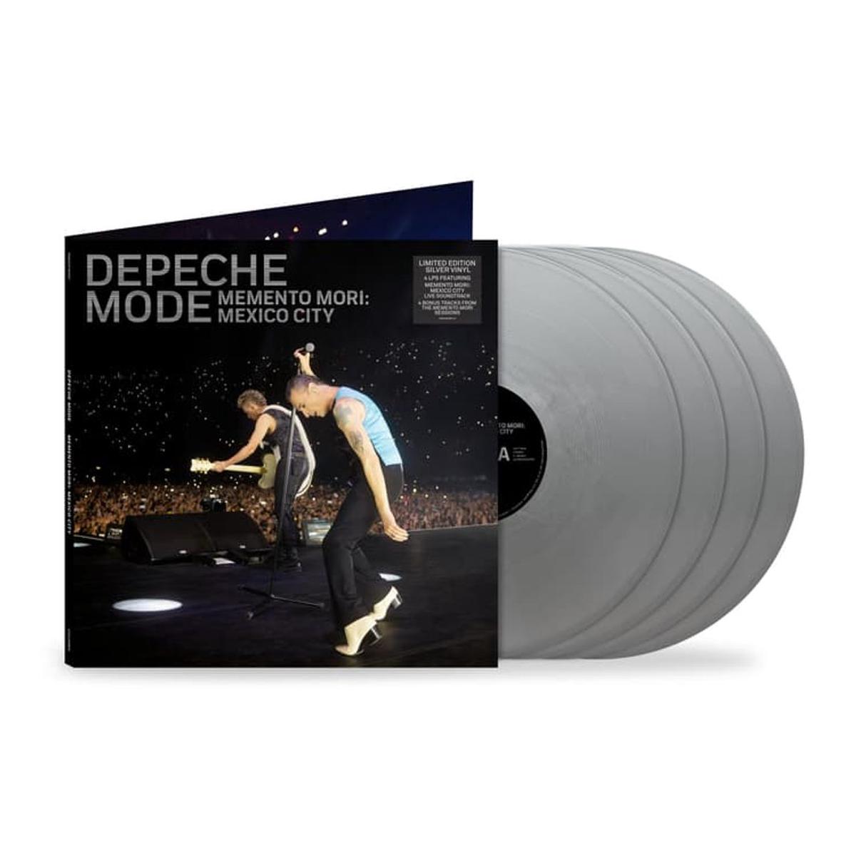 Depeche Mode Memento Mori: Mexico City - Silver Vinyl - Sealed UK 4-LP vinyl set