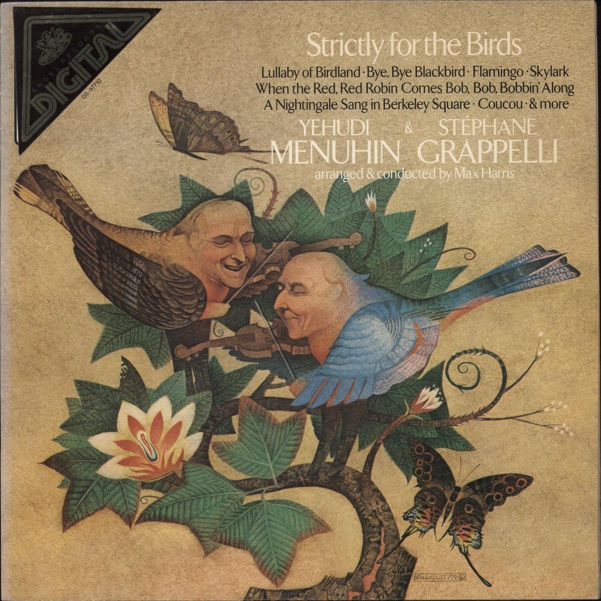 Yehudi Menuhin & Stphane Grappelli Strictly For The Birds  Vinyl LP