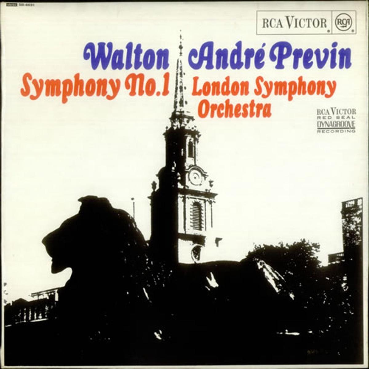 William Walton Symphony No. 1 UK Vinyl LP
