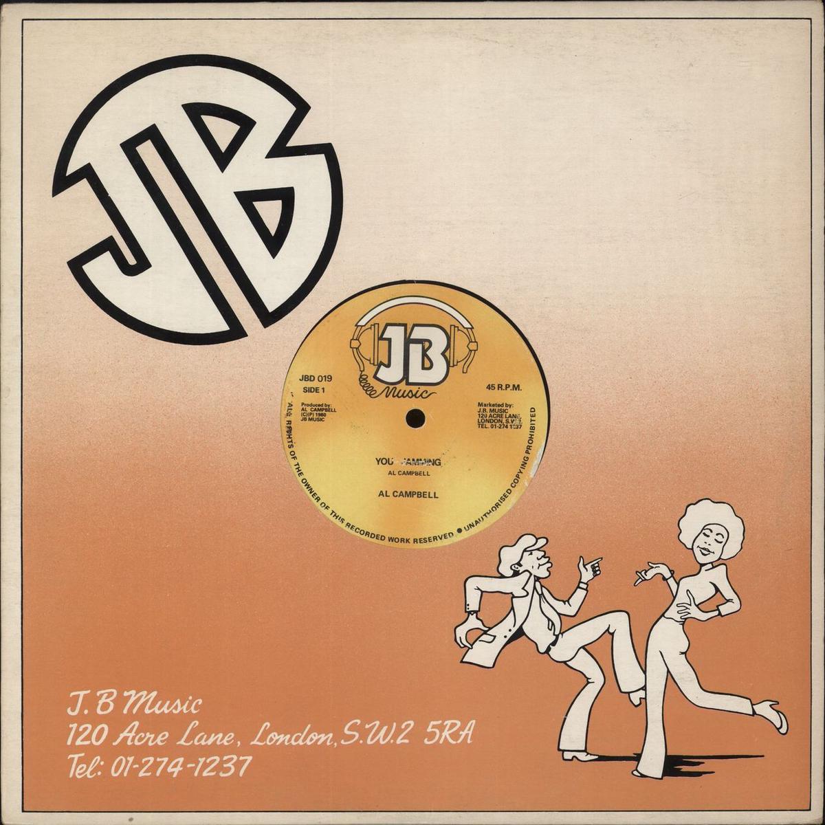 Al Campbell You Jamming / Pt.2 UK 12" vinyl