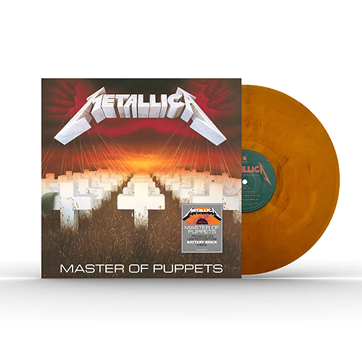 Metallica - Master Of Puppets (2024 Reissue) - LP - Battery Brick Coloured Vinyl