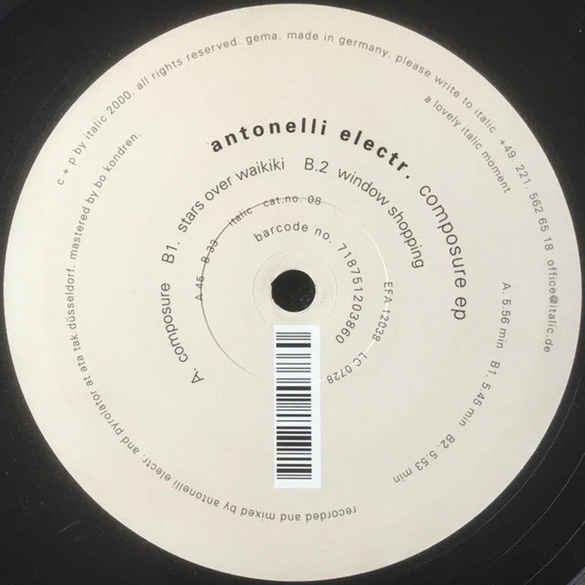 ANTONELLI ELECTR. COMPOSURE EP