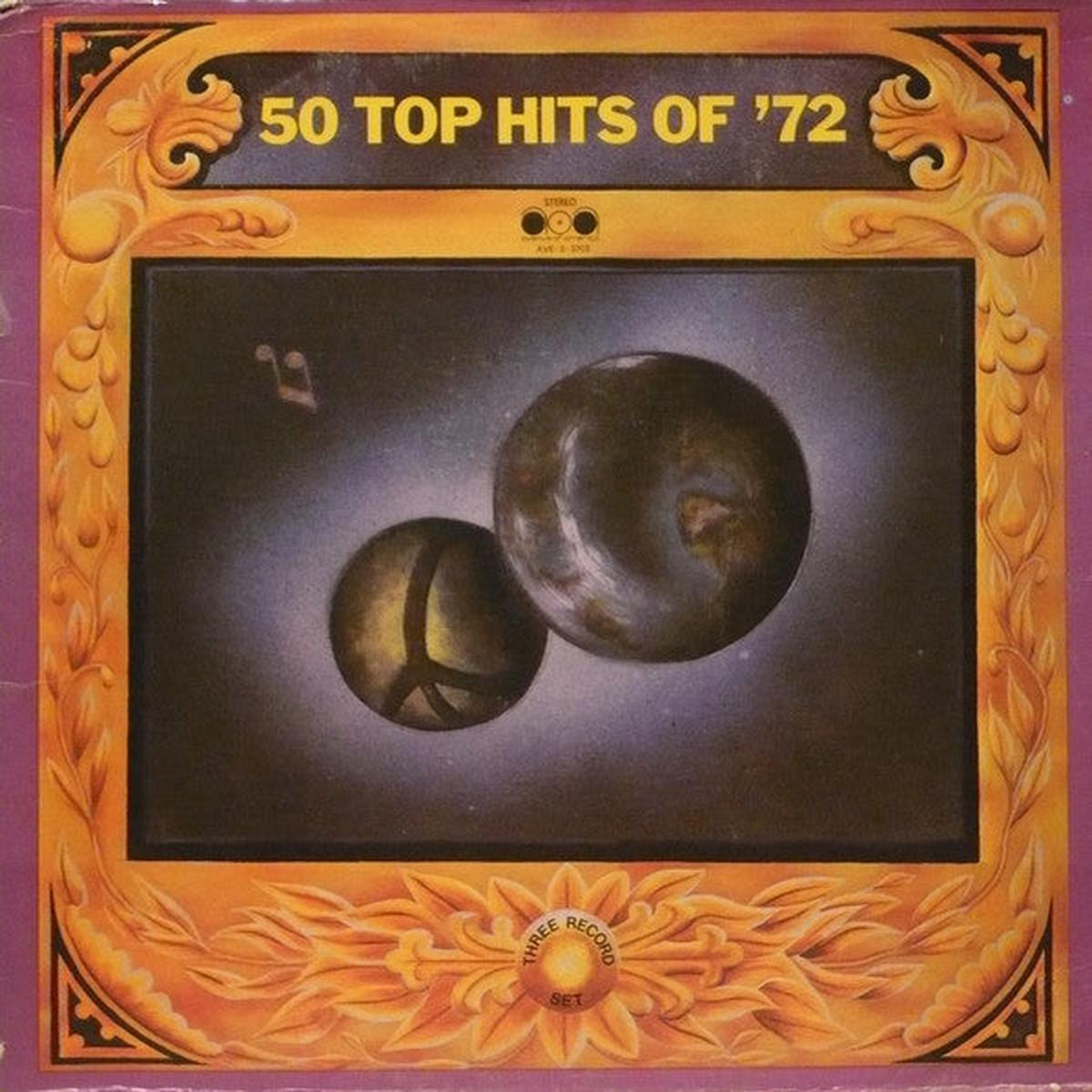 Alan Caddy Orchestra & Singers  50 Top Hits Of '72 - 3 lp set - 1972 Pop Rock (vinyl)