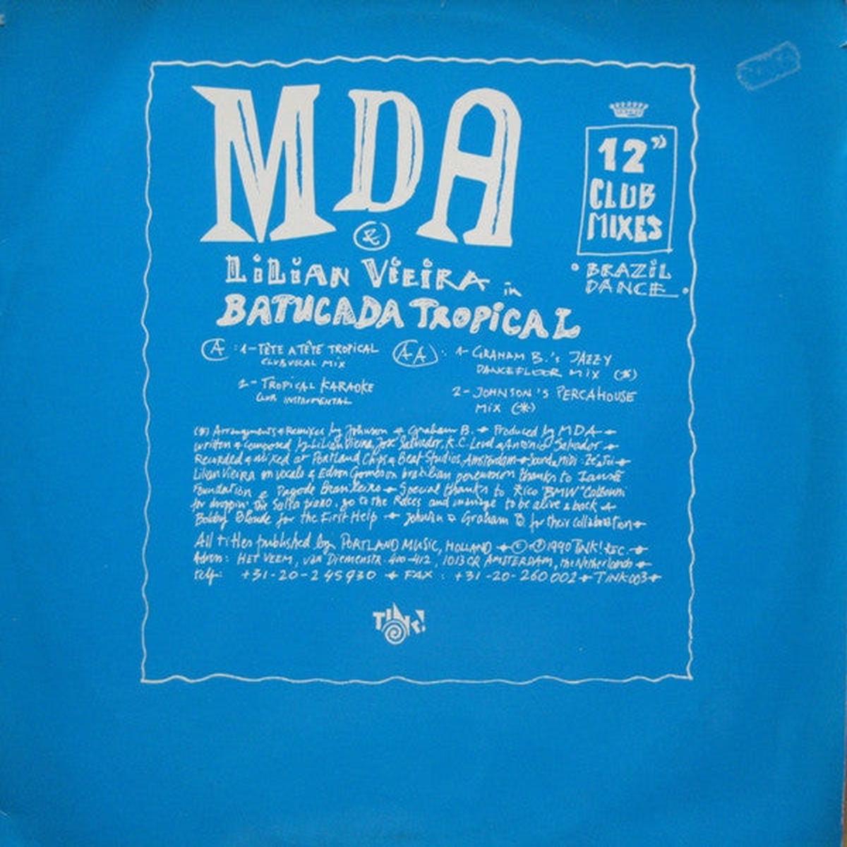 MDA & Lilian Vieira - Batucada Tropical (1054) VG+