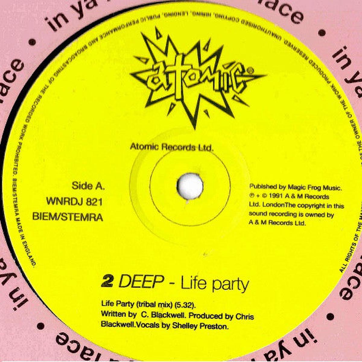 2 Deep - Life Party () VG+