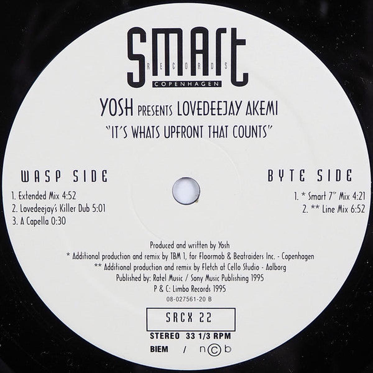Yosh Presents Lovedeejay Akemi - It's Whats Upfront That Counts () VG+
