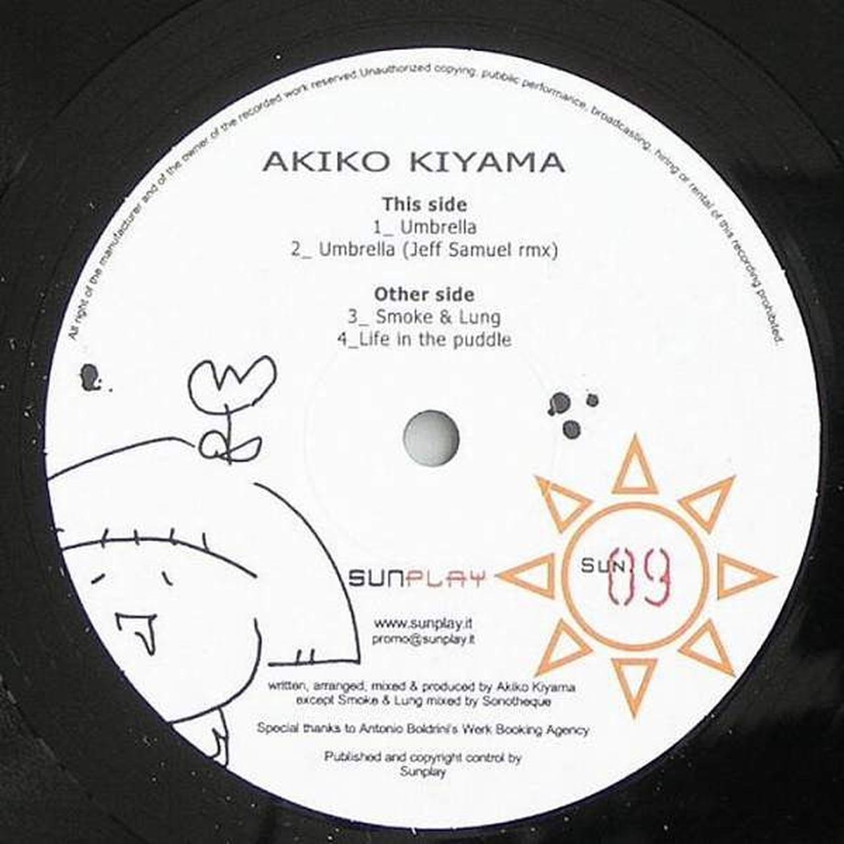 Akiko Kiyama - Be At Half EP (SFT1) VG+