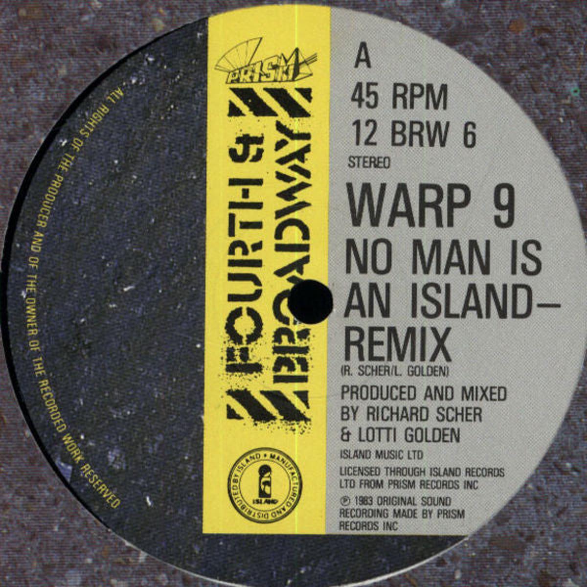 Warp 9 - No Man Is An Island (12") (Near Mint (NM or M-))