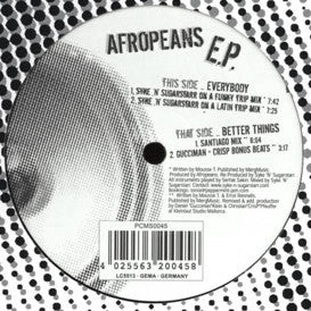 Afropeans - Afropeans E.P. (12", EP) (Very Good Plus (VG+))