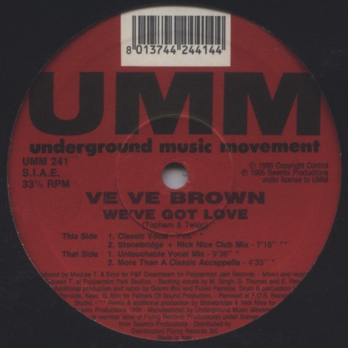 VeVe Brown - We've Got Love () VG+