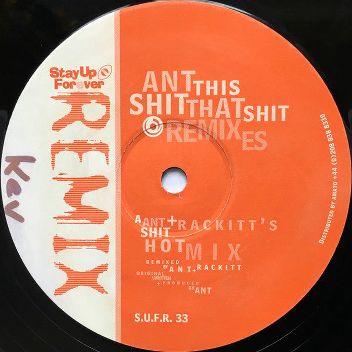 Ant - This Shit / That Shit (Remixes) (SF ACID) VG