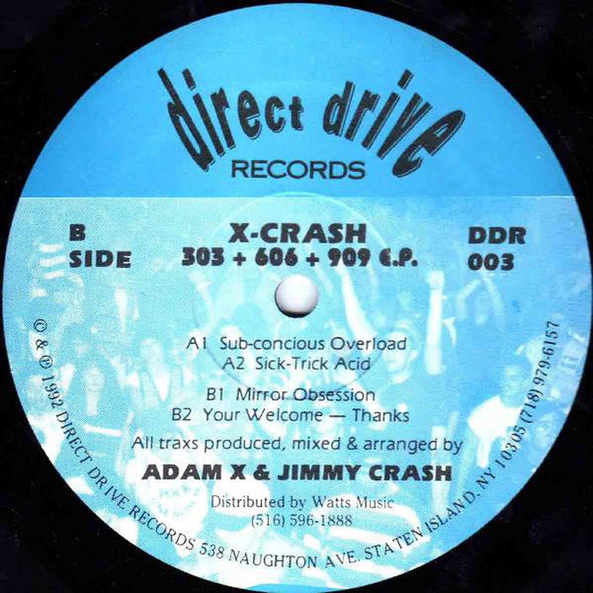 X-Crash - 303 + 606 + 909 E.P. (SF April 2026) VG+