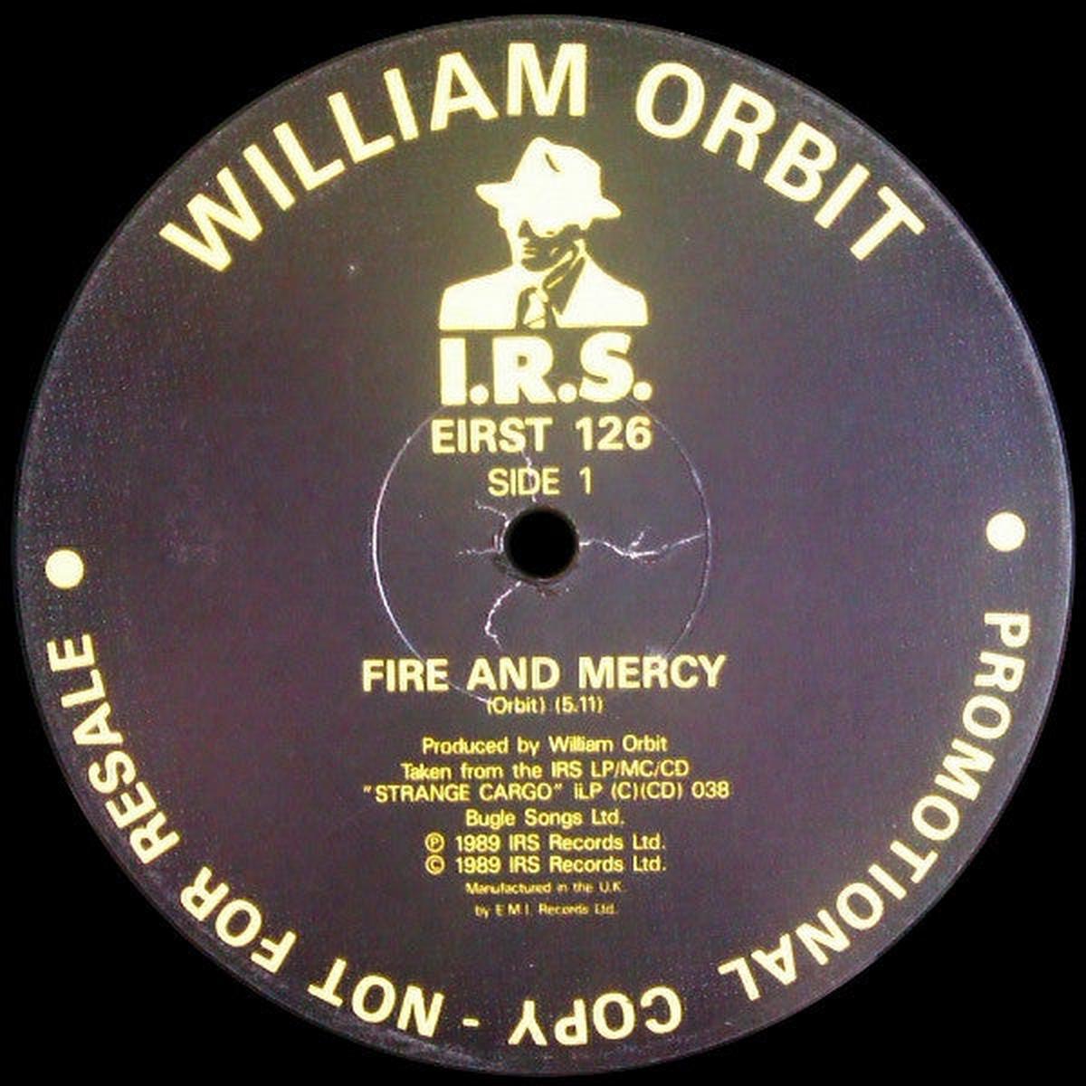 William Orbit - Fire And Mercy () VG+